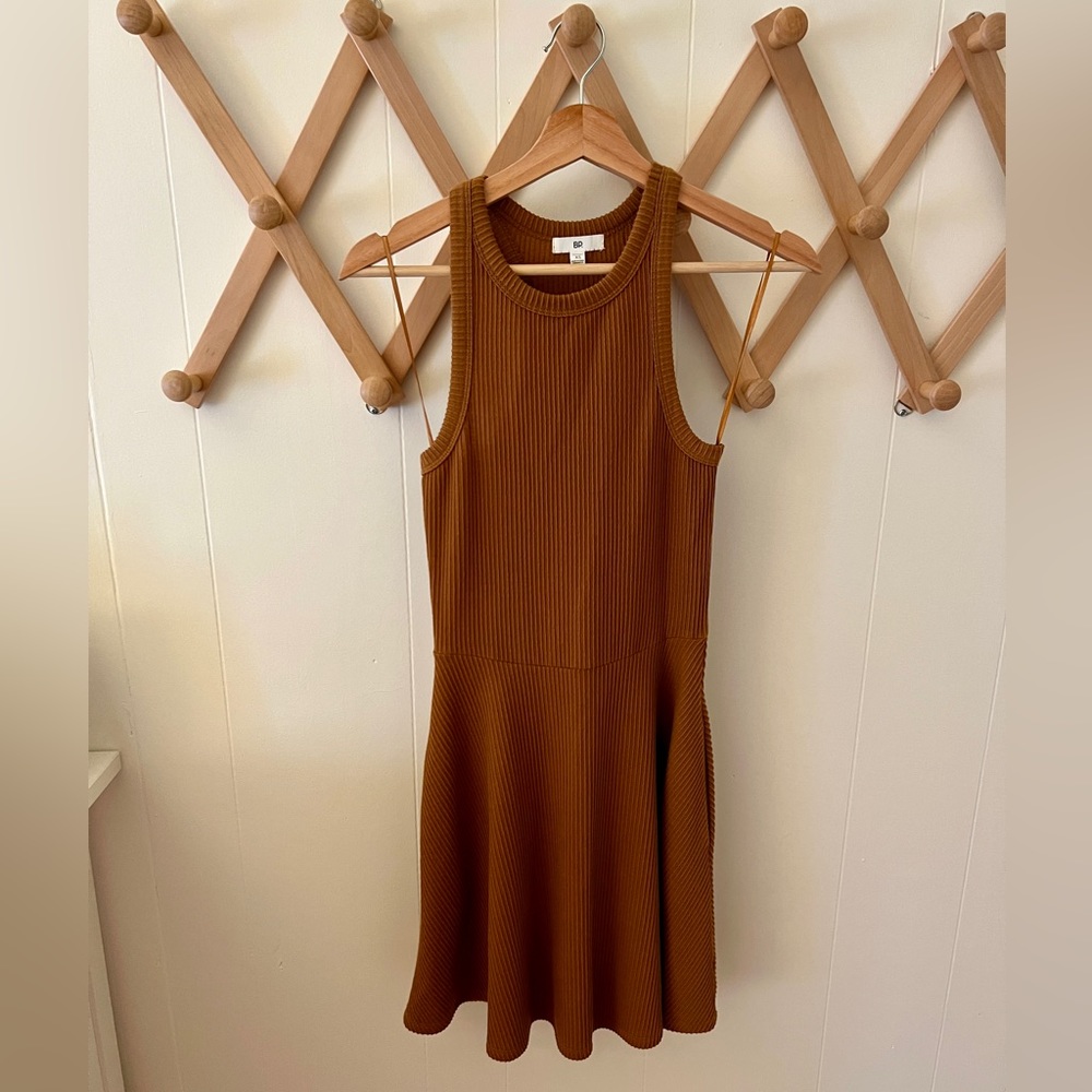 bp Ribbed A-line Dress